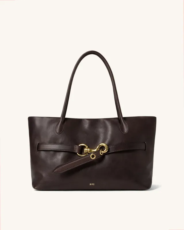 Mia Tote Bag - Brown sold by JW PEI
