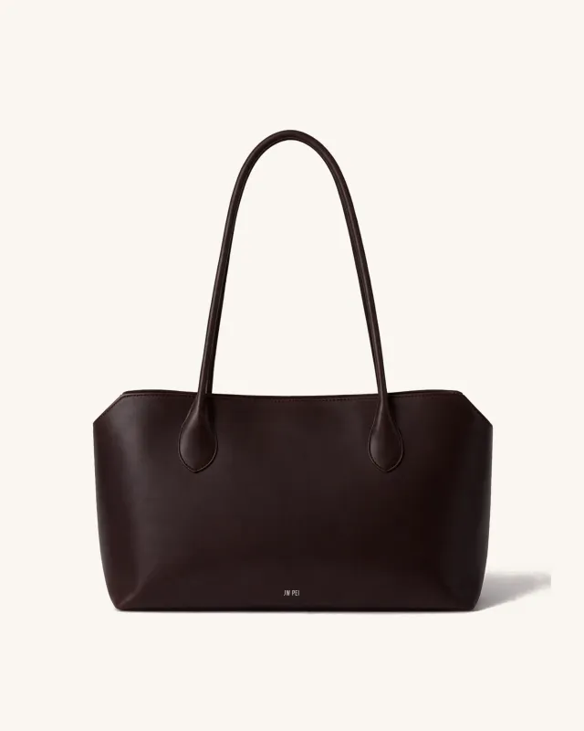 Maya Smooth Shoulder Bag - Brown sold by JW PEI