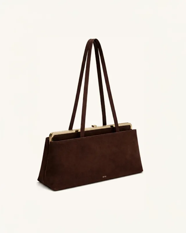 Aria Frame Shoulder Bag - Brown sold by JW PEI