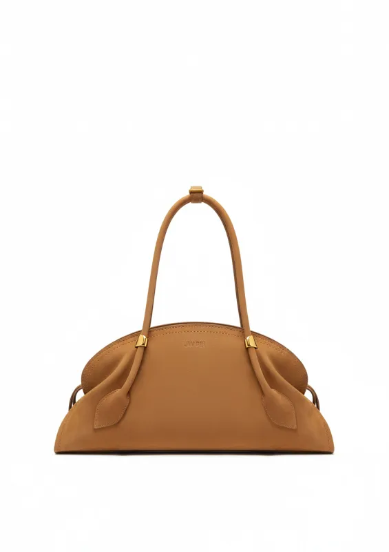 Aria Halfmoon Shoulder Bag - Camel sold by JW PEI