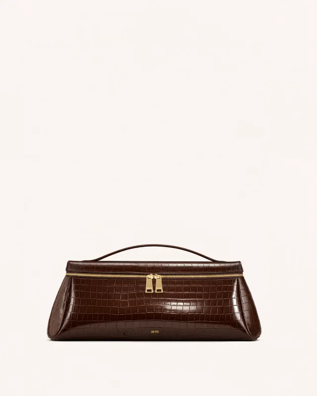 Nova Top Handle Bag - Brown Croc sold by JW PEI
