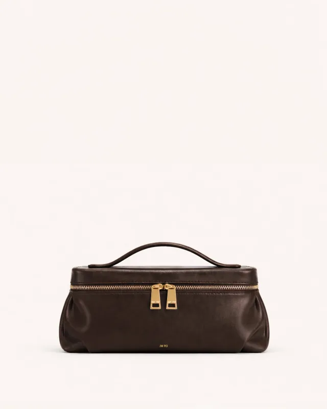 Harlow Top Handle Bag - Brown made by JW PEI