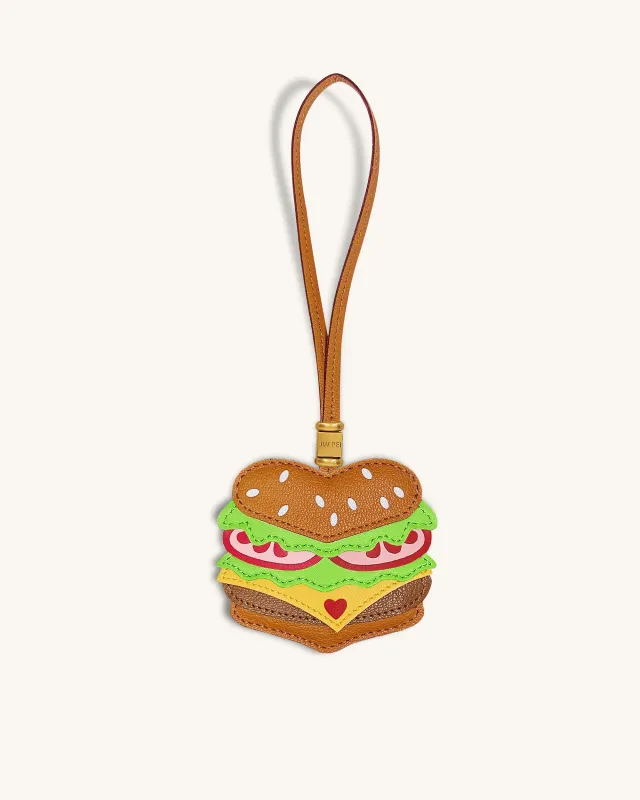 Burger Bag Charm - Brown sold by JW PEI