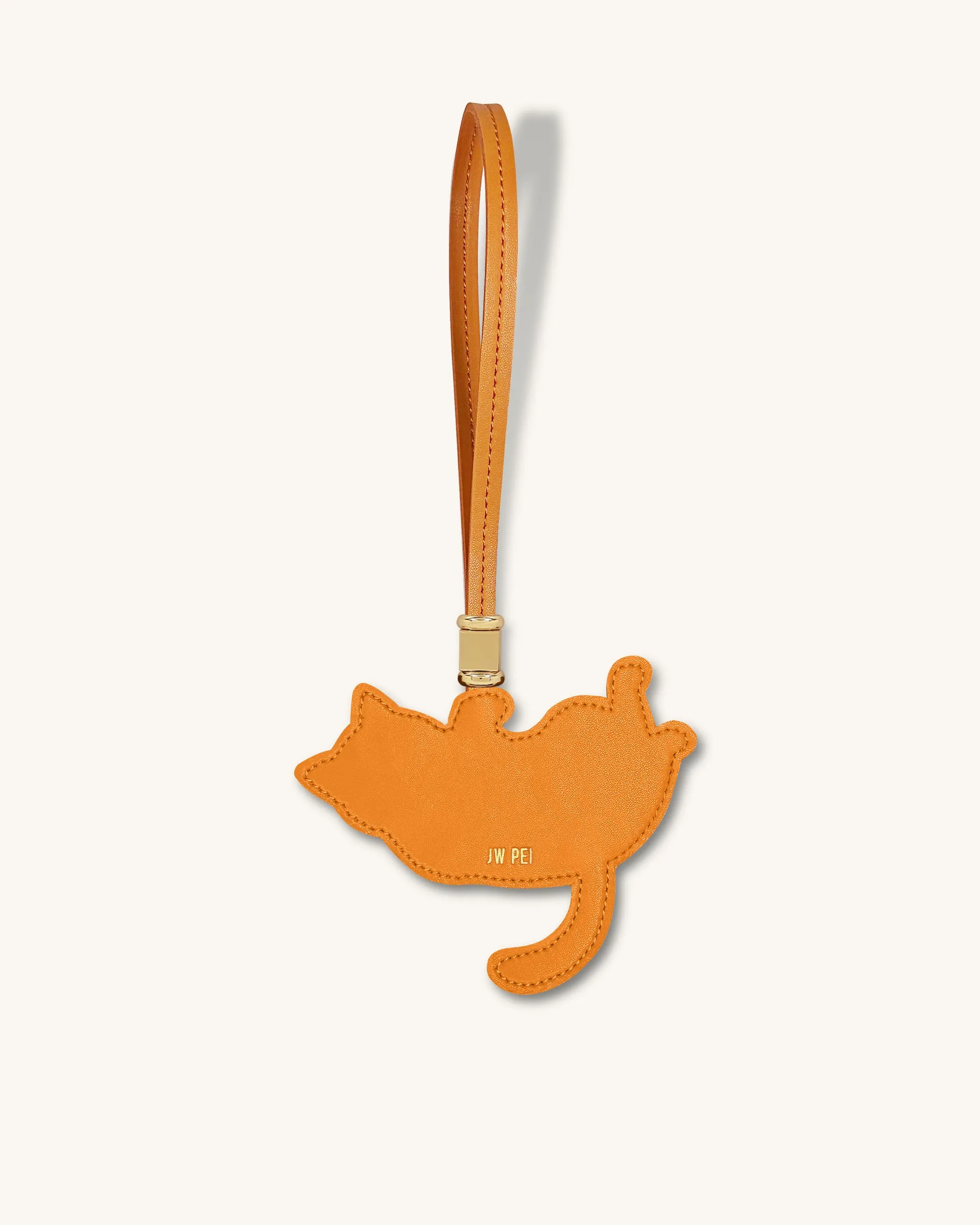 Playful Cat Bag Charm - Orange sold by JW PEI product image thumbnail 4
