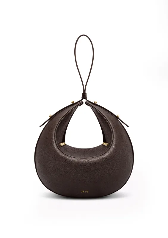 Rantan Crescent Hobo Bag - Brown sold by JW PEI