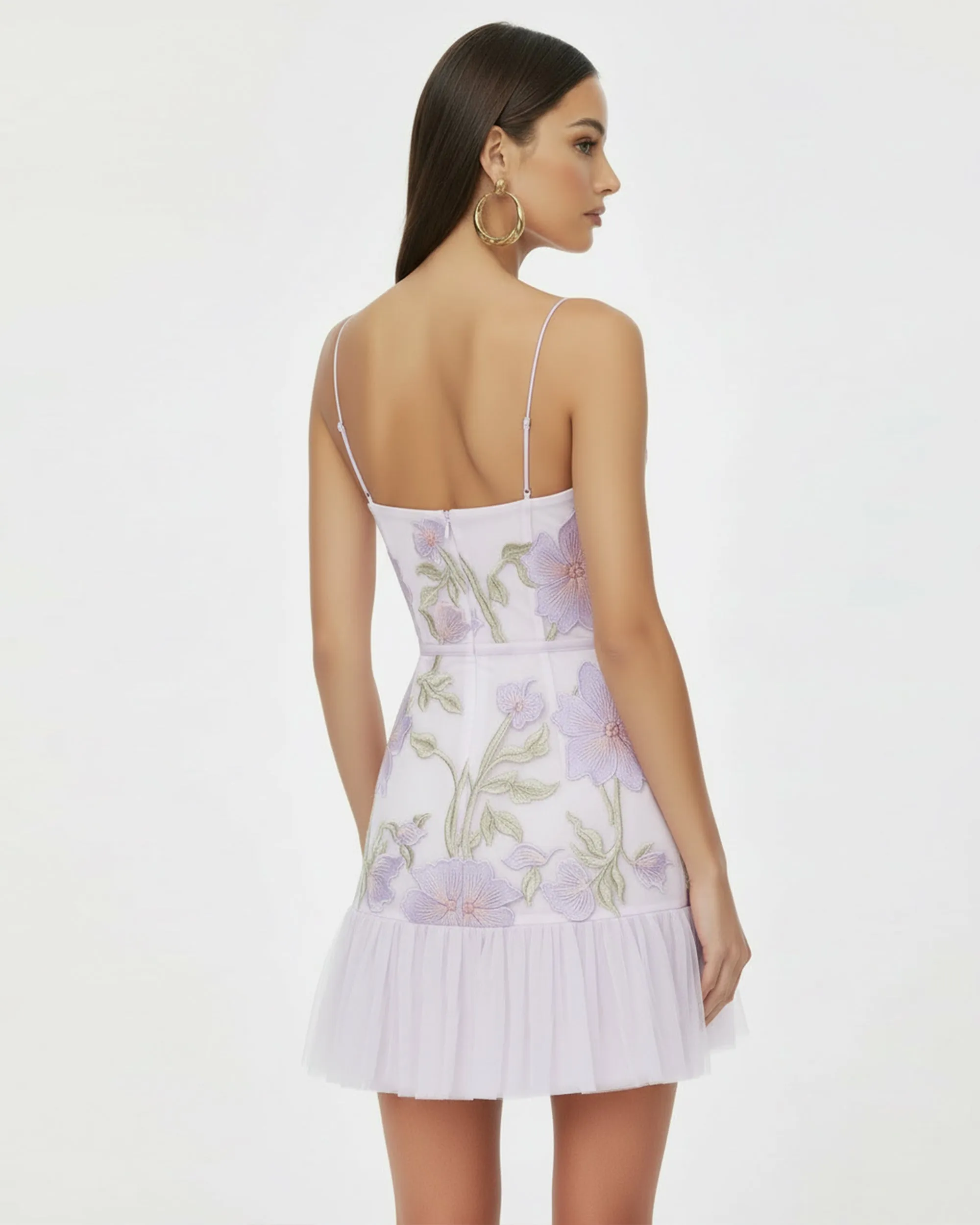 Floral Sling Mini Dress - Wisteria sold by JW PEI product image thumbnail 2