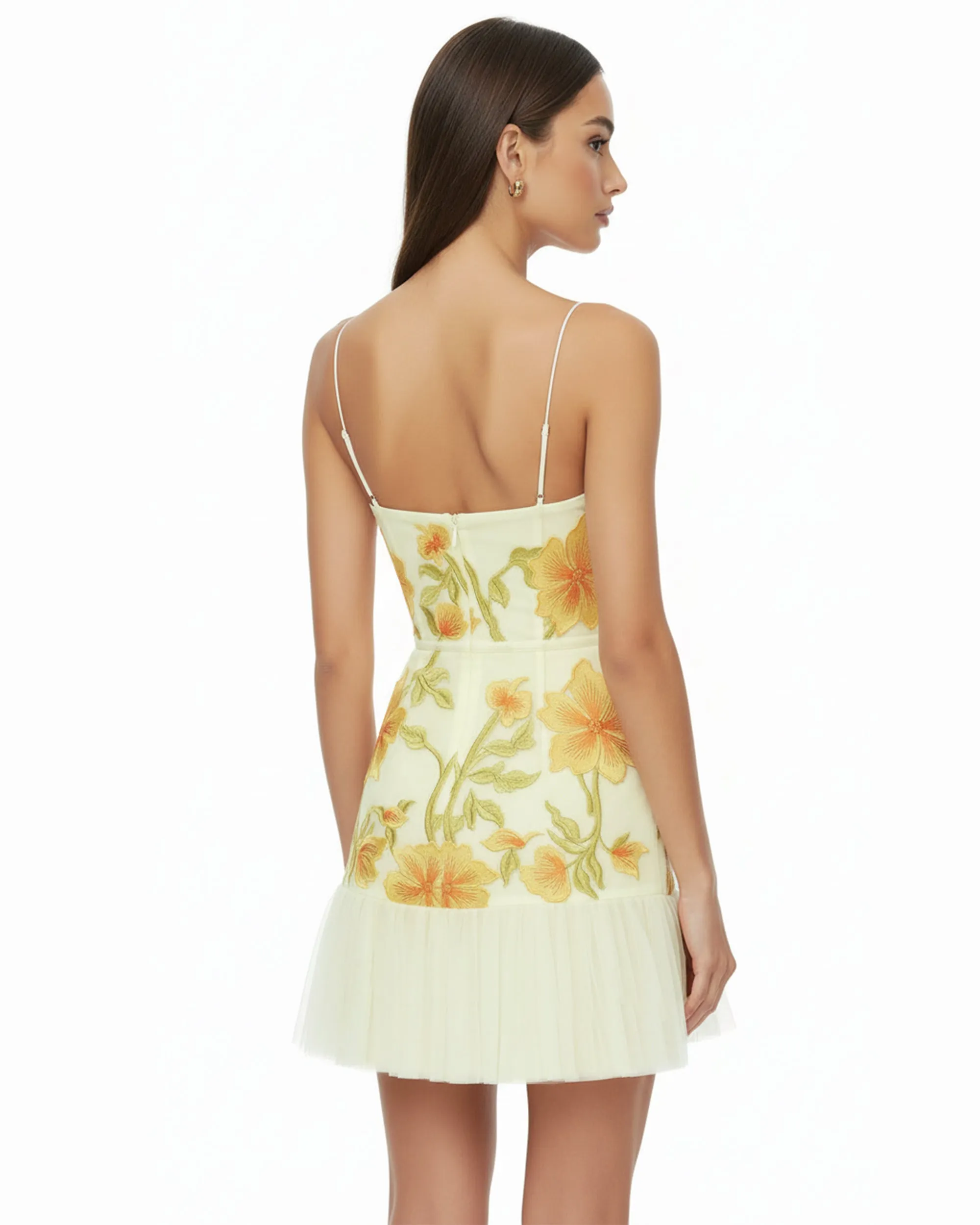 Floral Sling Mini Dress - Marigold sold by JW PEI product image thumbnail 2