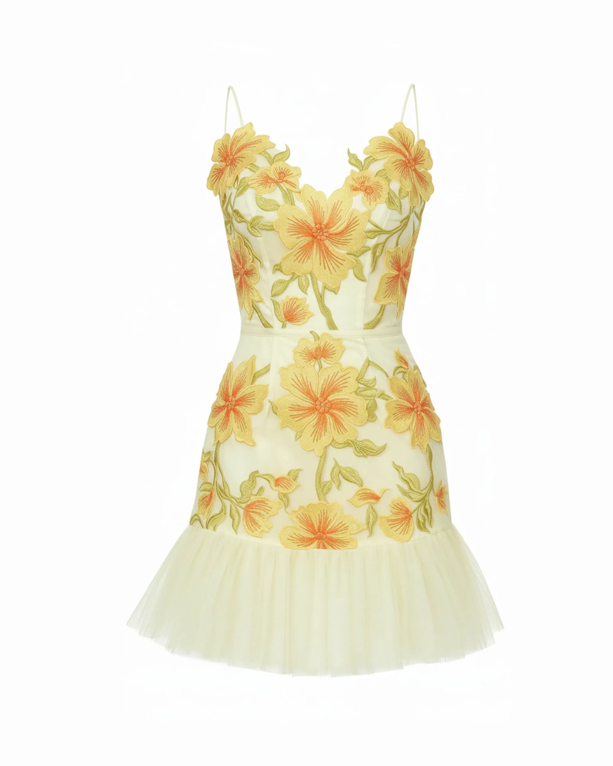 Floral Sling Mini Dress - Marigold sold by JW PEI product image thumbnail 3