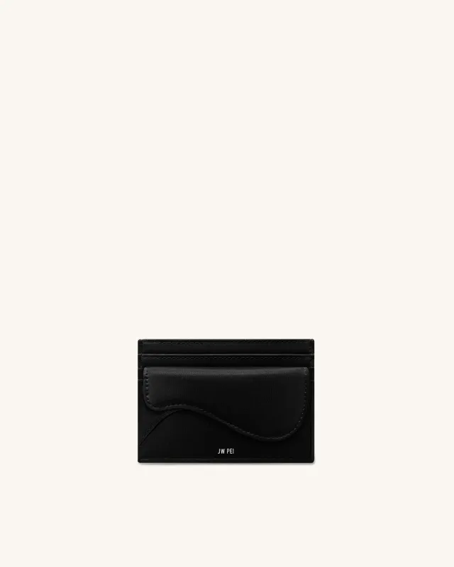Seren Curved Pocket Card Holder - Black sold by JW PEI