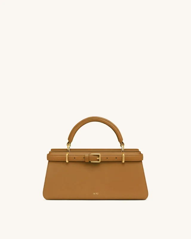 Elena Classic Top Handle Bag - Camel sold by JW PEI