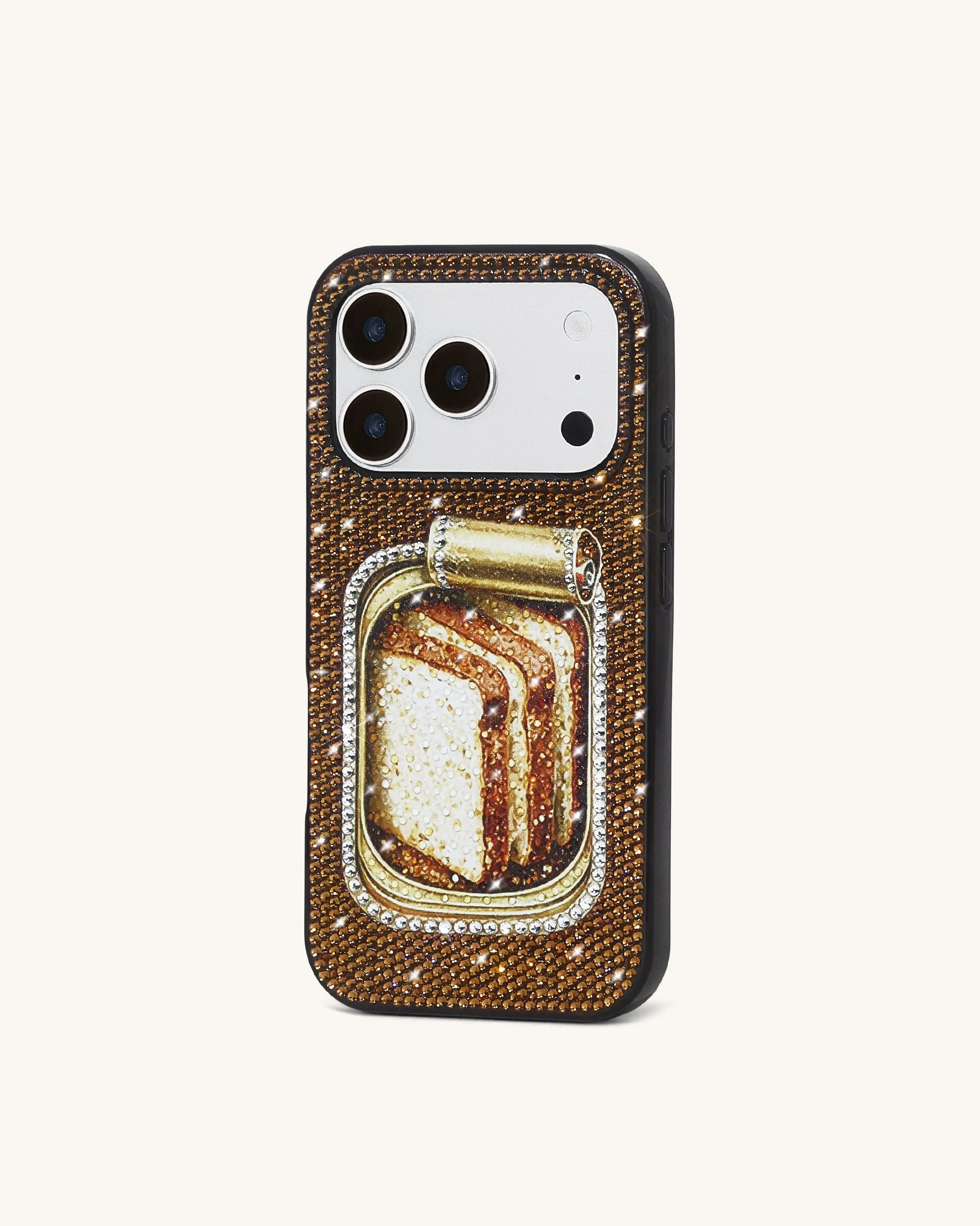 Bread Tin Artificial Crystal Phone Case - Brown sold by JW PEI product image thumbnail 2