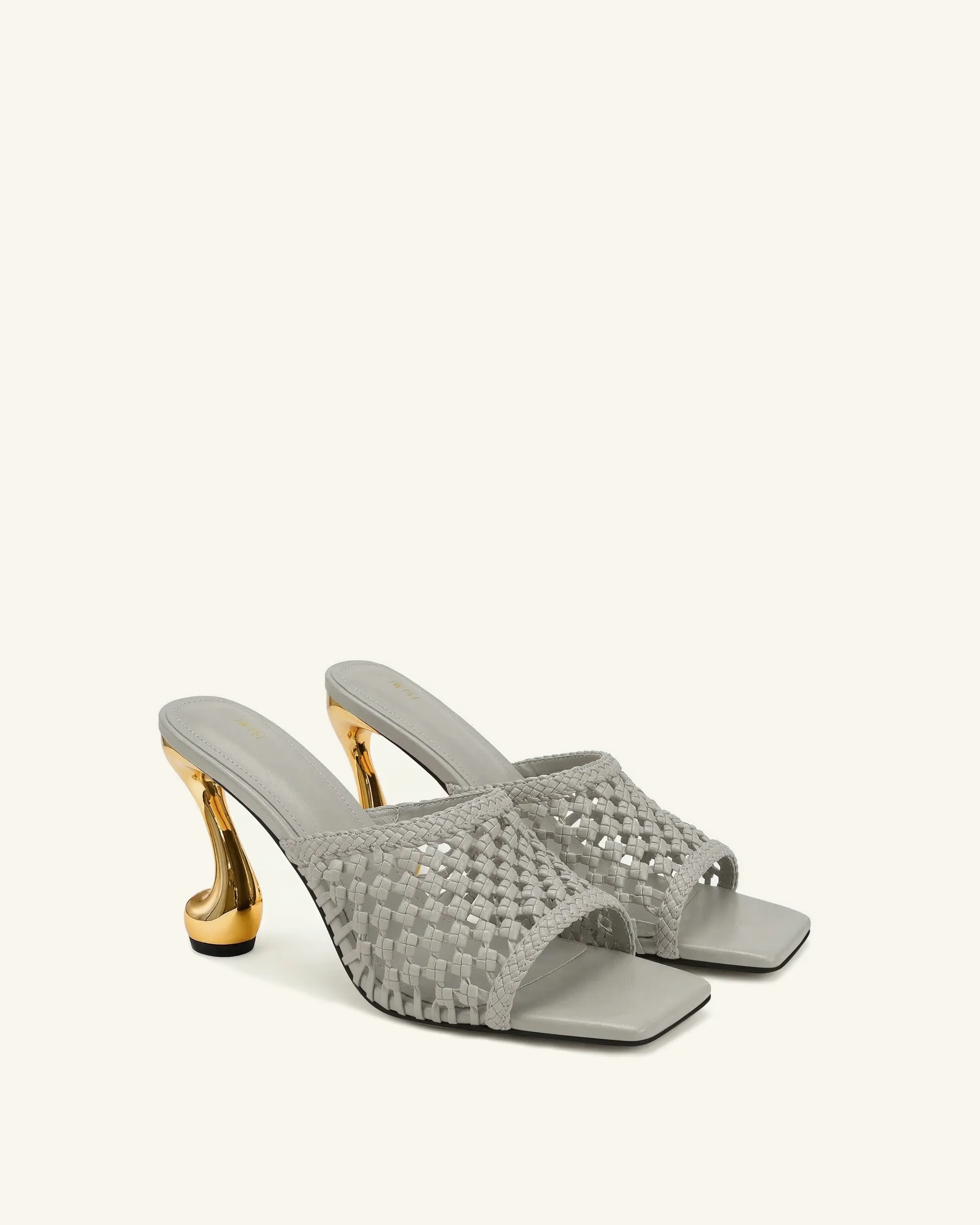 Hannah Woven Heel Mules - Grey sold by JW PEI product image thumbnail 2