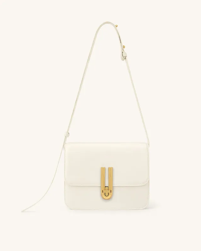 Evania Lock Shoulder Bag - Ivory made by JW PEI