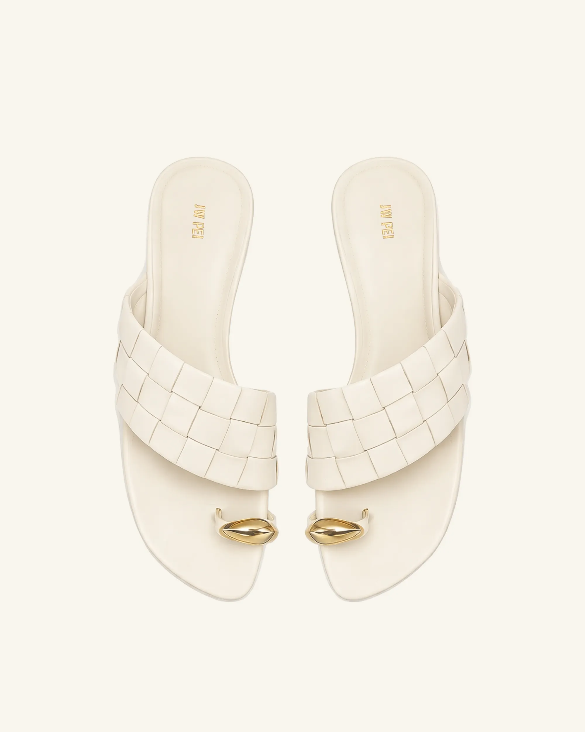 Ava Woven Toe Sandals - Ivory sold by JW PEI product image thumbnail 2