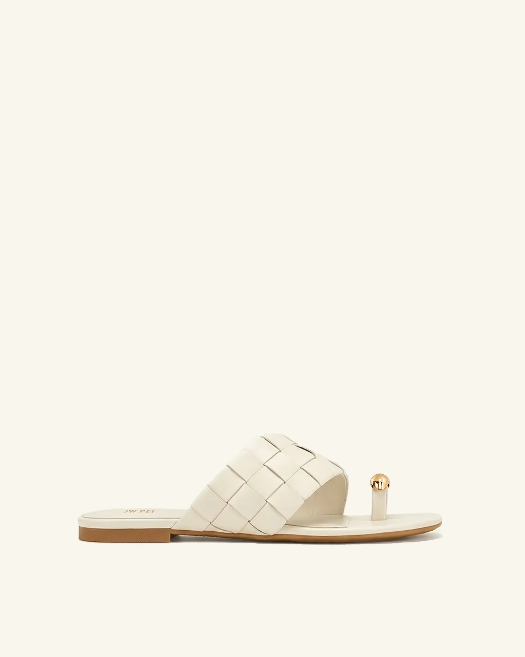Ava Woven Toe Sandals - Ivory sold by JW PEI