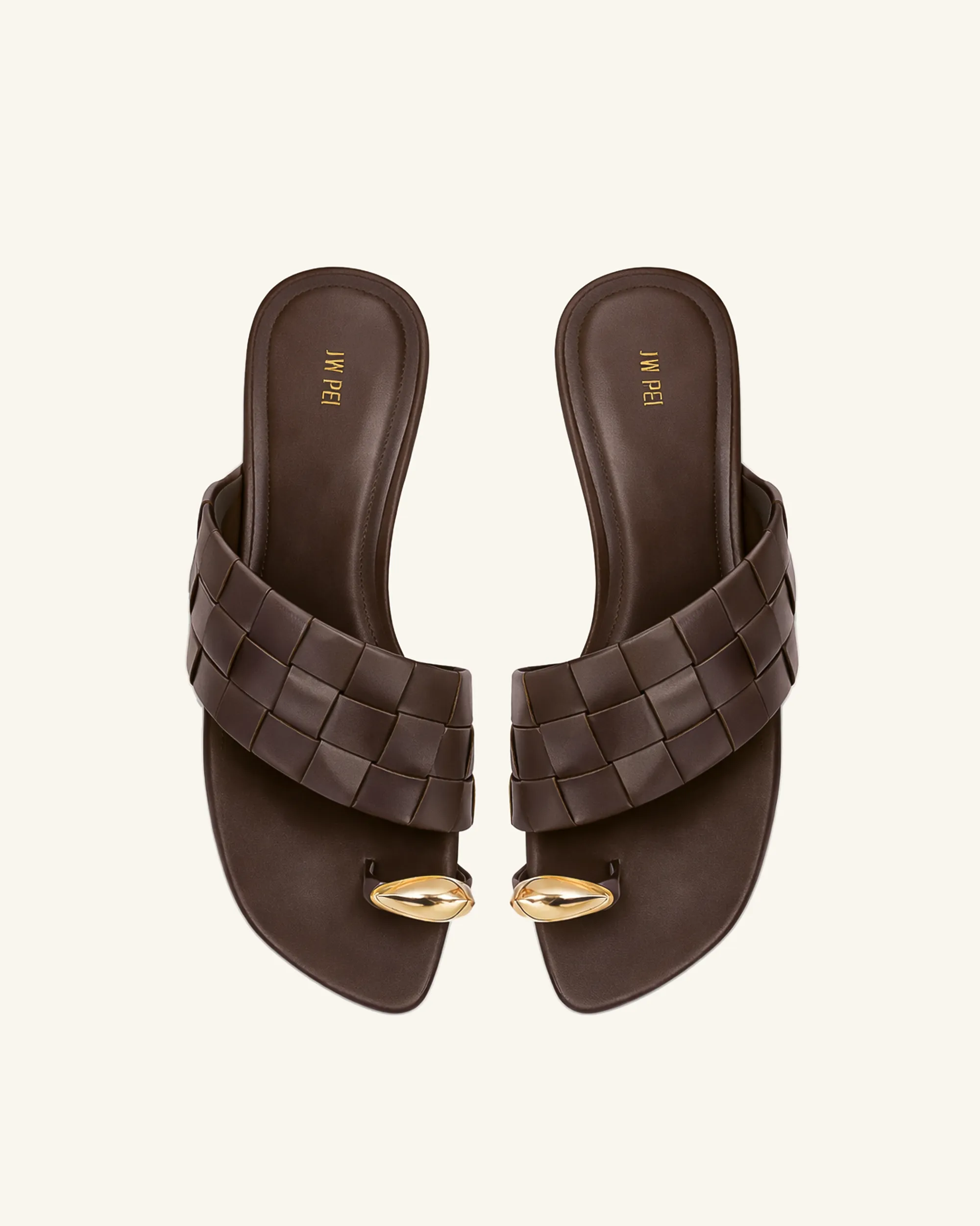 Ava Woven Toe Sandals - Chocolate Brown sold by JW PEI product image thumbnail 2