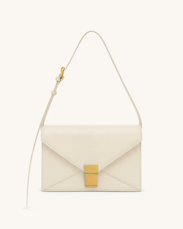 Clio Envelope Crossbody Bag - Ivory made by JW PEI