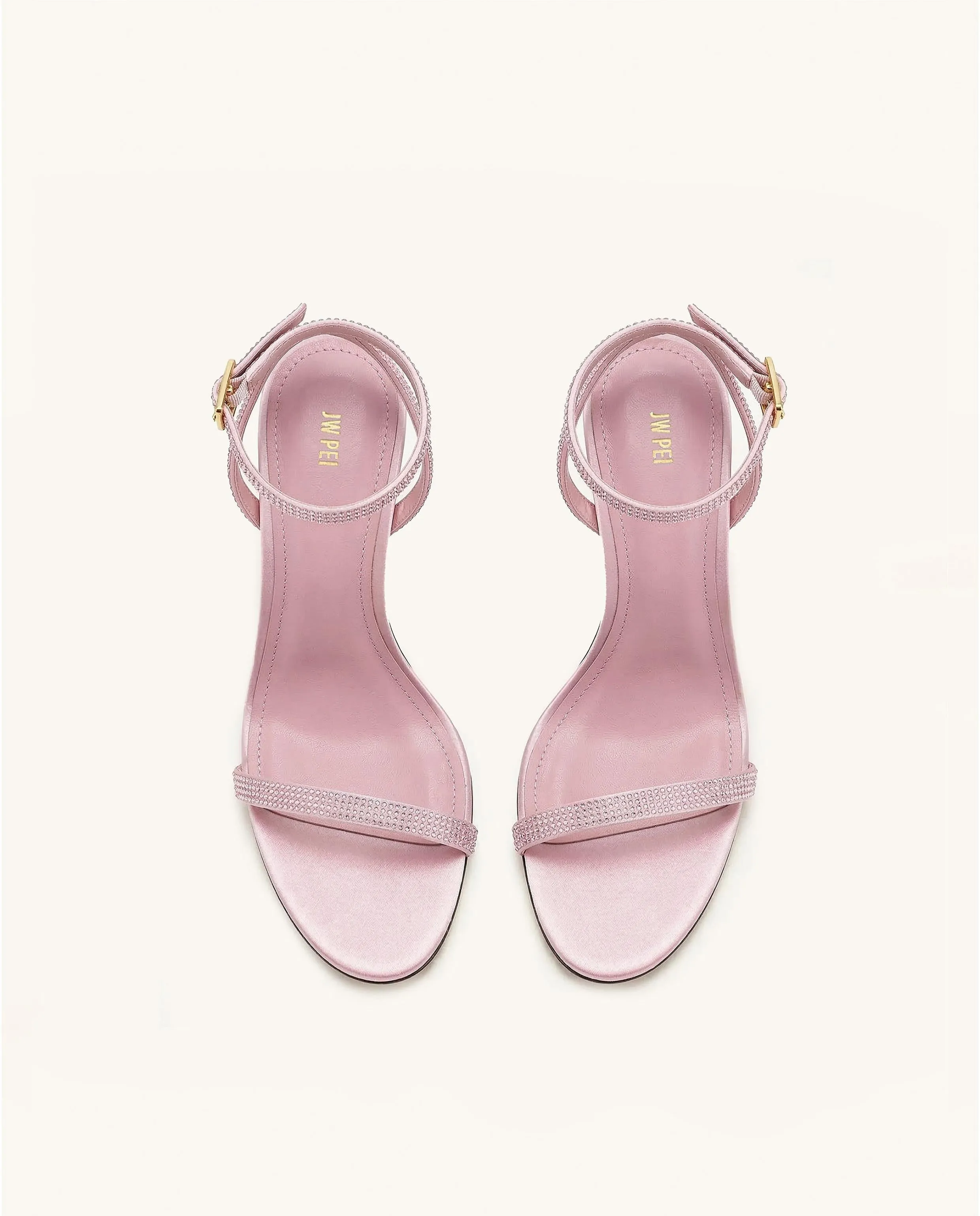 Alivia Artifical Crystal Heel Sandals - Pink sold by JW PEI product image thumbnail 2