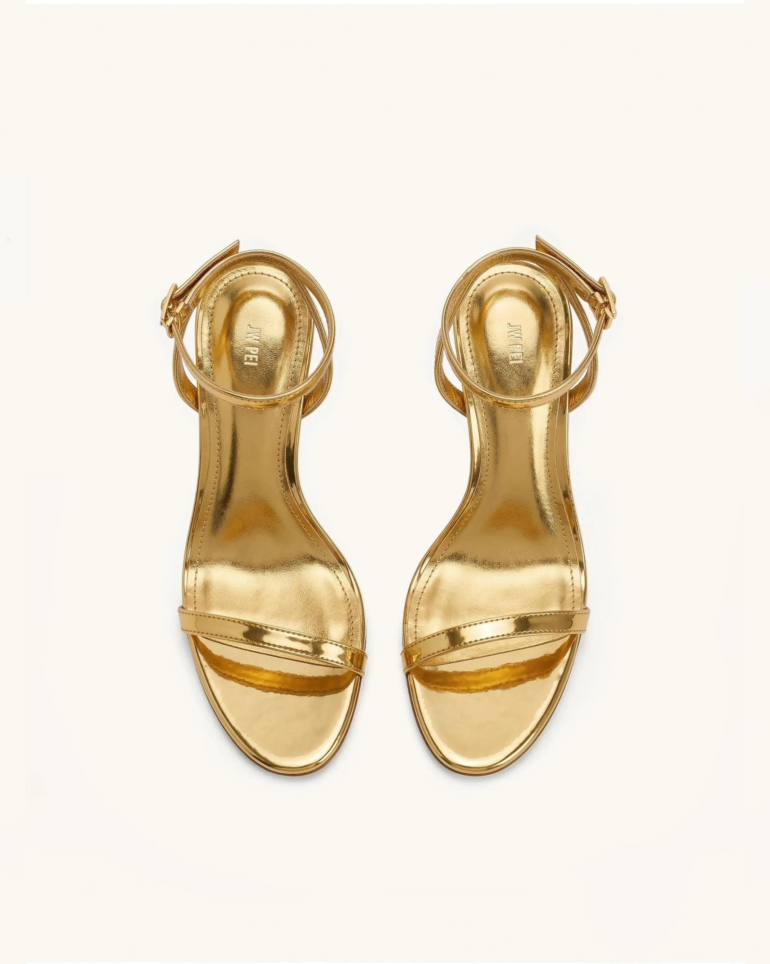 Alivia Gold Metal Heel Sandals - Gold sold by JW PEI product image thumbnail 2