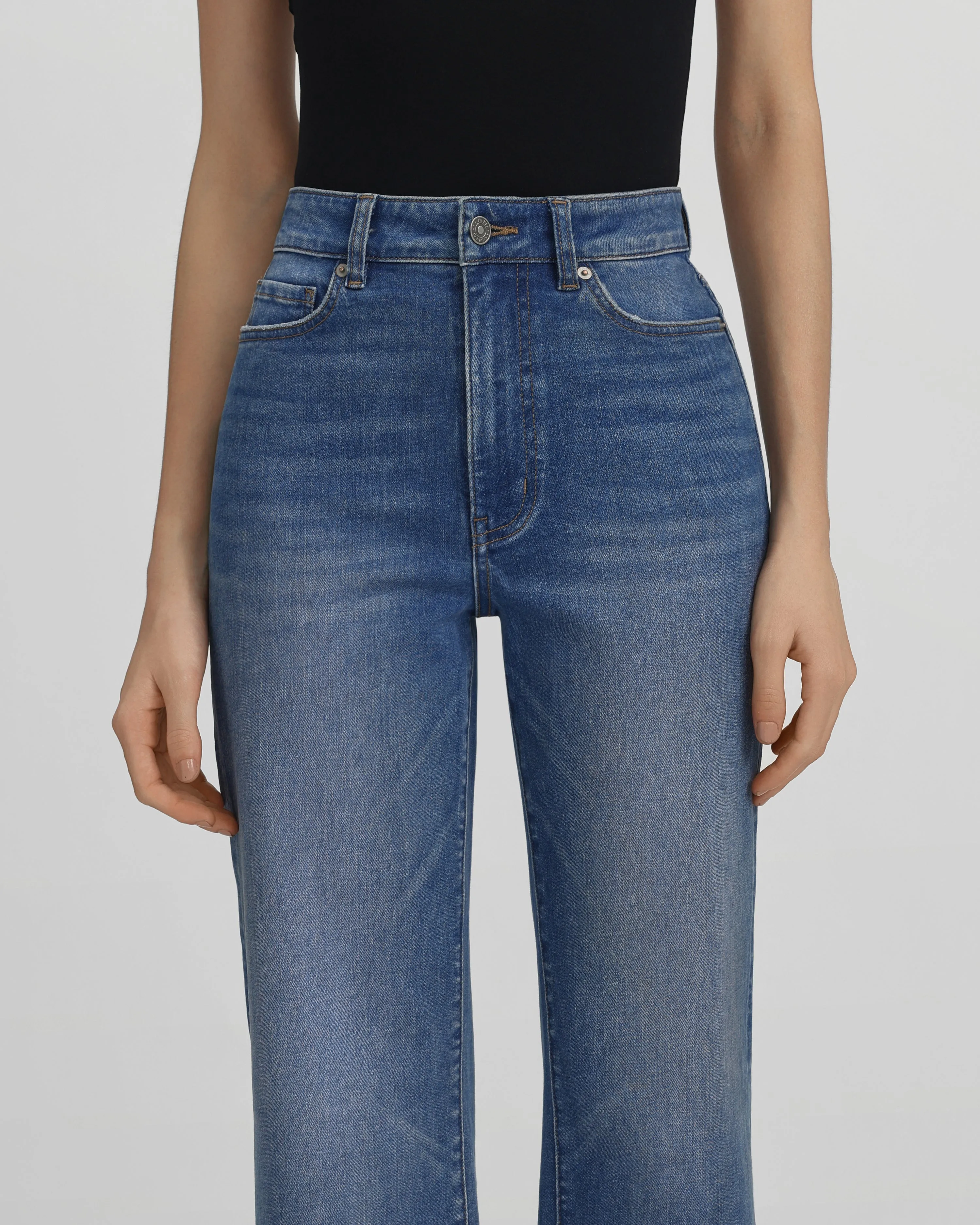 The Muse Ankle Fray Jeans - Monday Morning Blues sold by JW PEI product image thumbnail 5