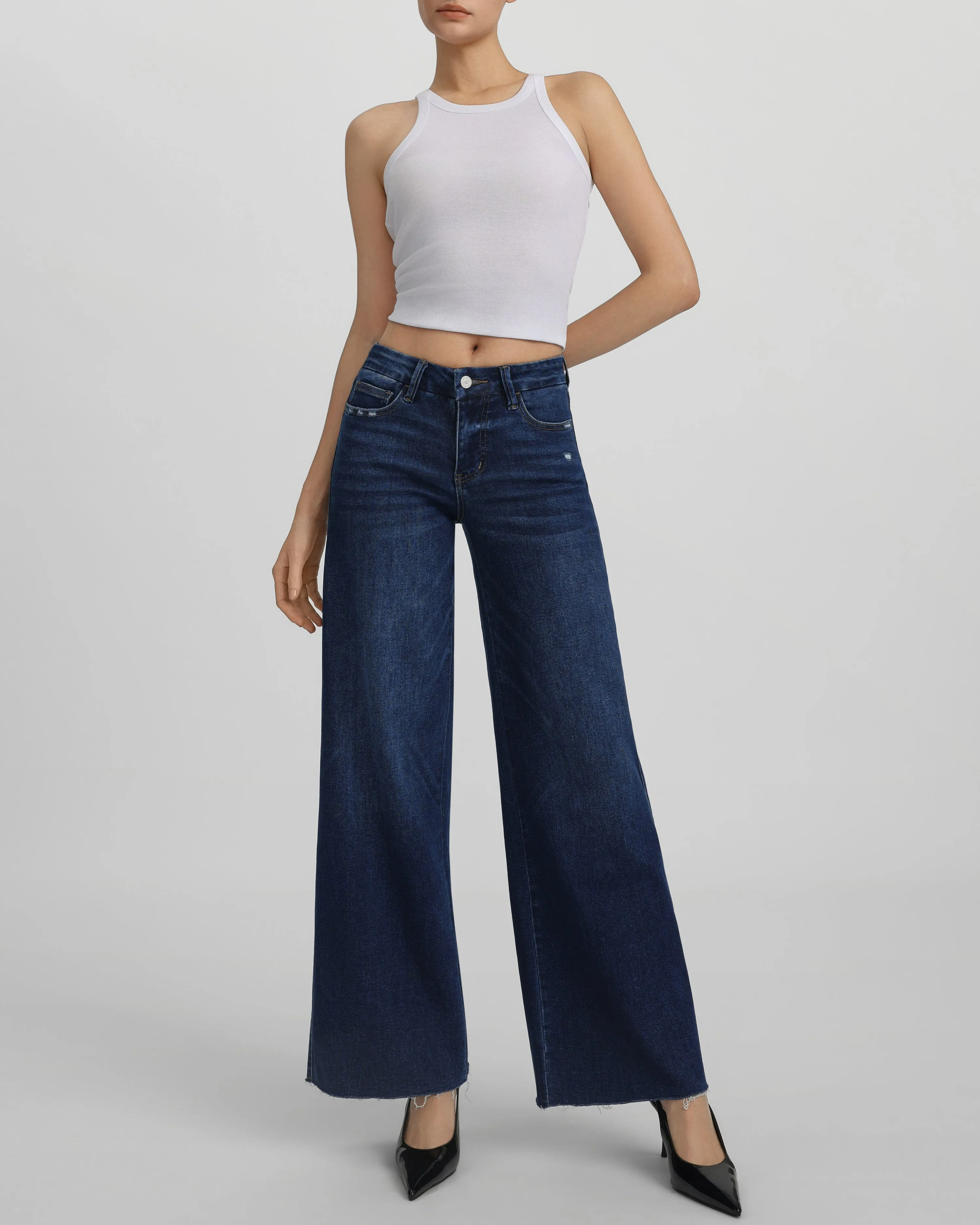 The Heartbreaker Slouch Jeans - Mood Indigo sold by JW PEI