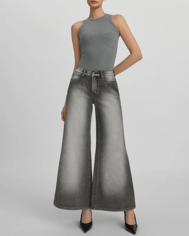 The Double Troublemaker Jeans - Ashes to Ashes made by JW PEI