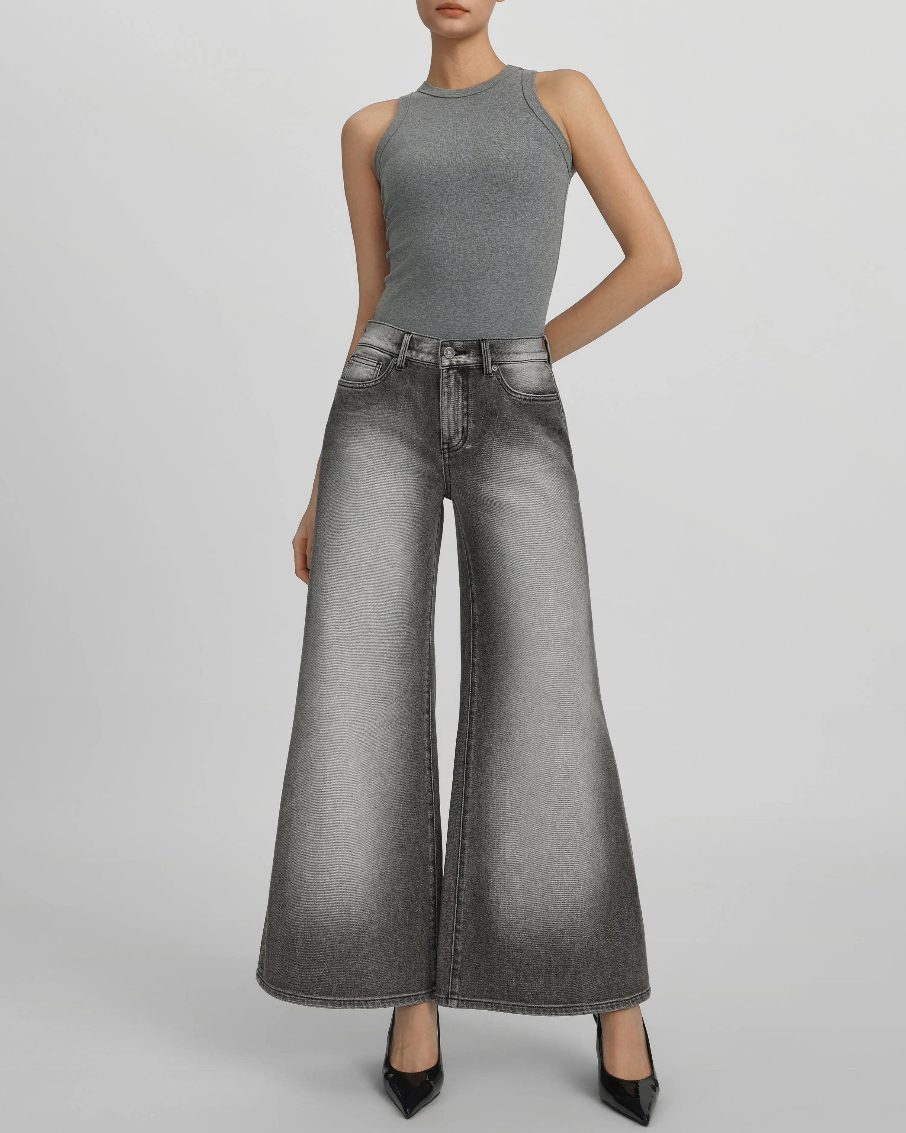 The Double Troublemaker Jeans - Ashes to Ashes sold by JW PEI