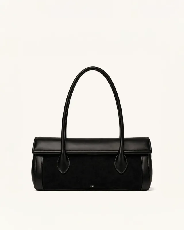 Luna Tube Shoulder Bag - Black made by JW PEI