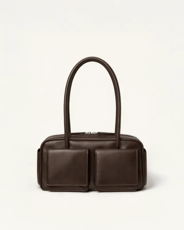 Boxy Double Pocket Bag - Brown made by JW PEI