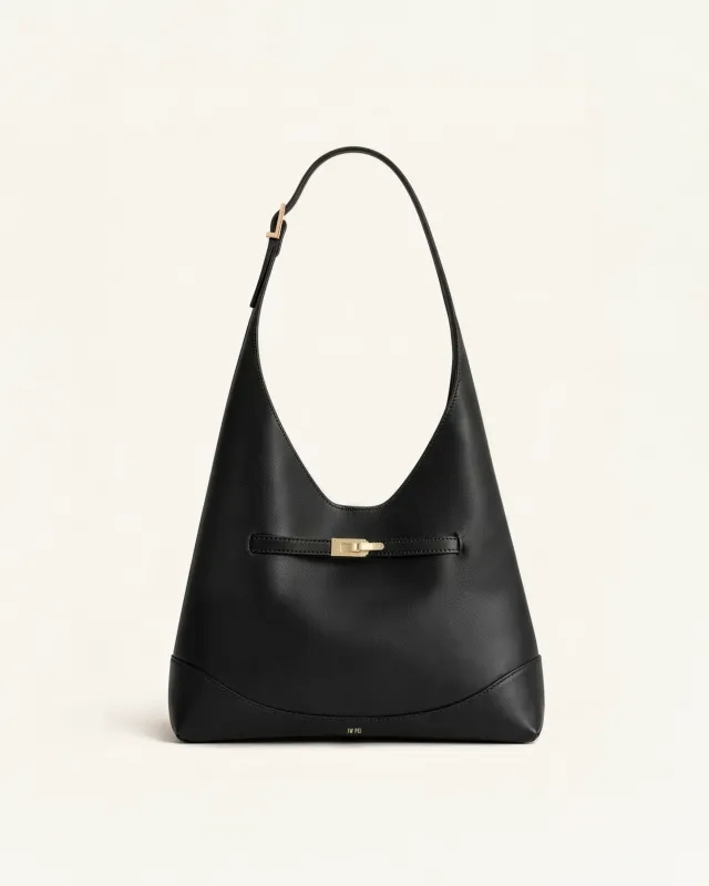 Luna Hobo Shoulder Bag - Black made by JW PEI