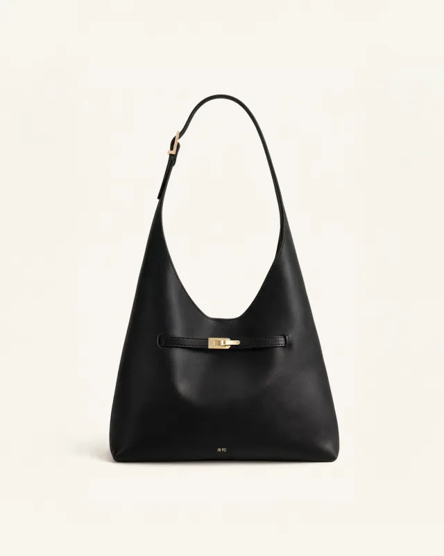 Aria Hobo Shoulder Bag - Black made by JW PEI