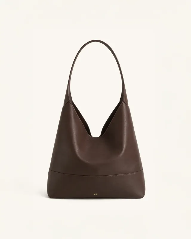 Ava Hobo Shoulder Bag - Brown made by JW PEI