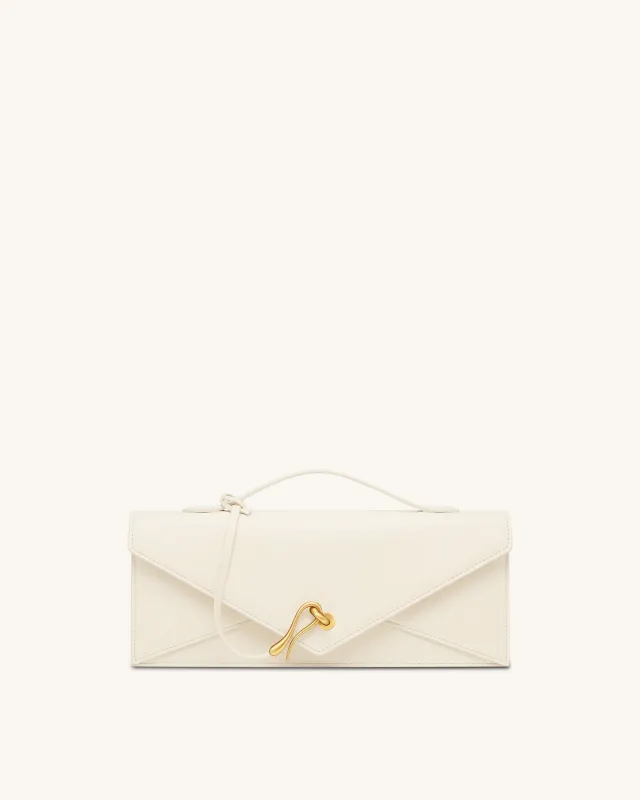 Celeste Envelope Top Handle Bag - Ivory made by JW PEI