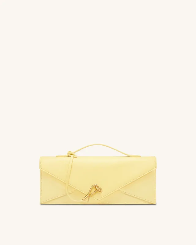 Celeste Envelope Top Handle Bag - Yellow made by JW PEI