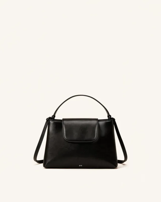 Zoe Top Handle Bag - Black made by JW PEI