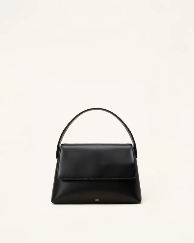 Ava Structured Top Handle Bag - Black made by JW PEI