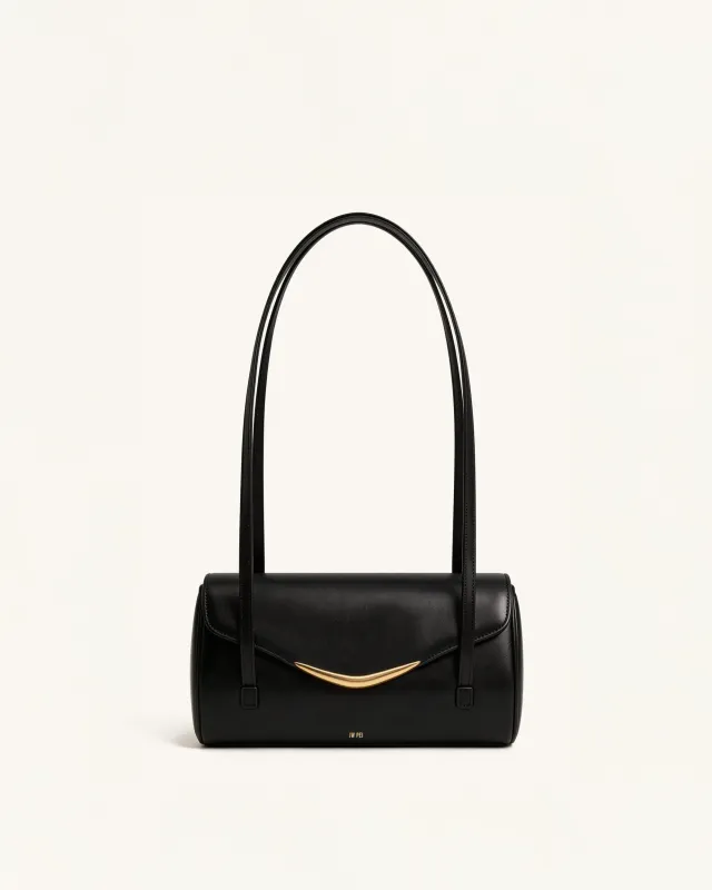 Aria Barrel Shoulder Bag - Black made by JW PEI