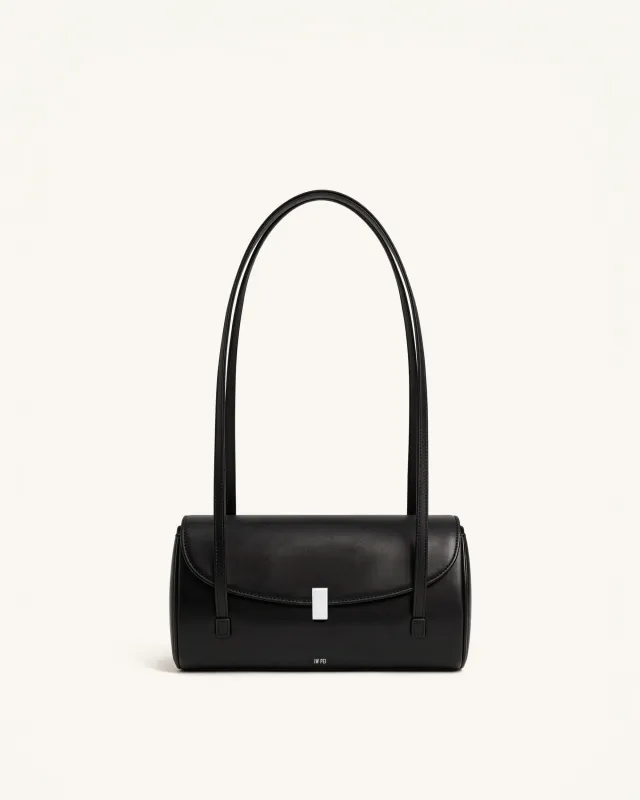 Luna Cylinder Shoulder Bag - Black made by JW PEI