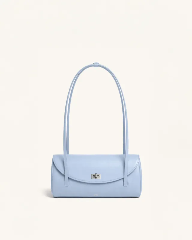 Mia Cylinder Shoulder Bag - Blue made by JW PEI