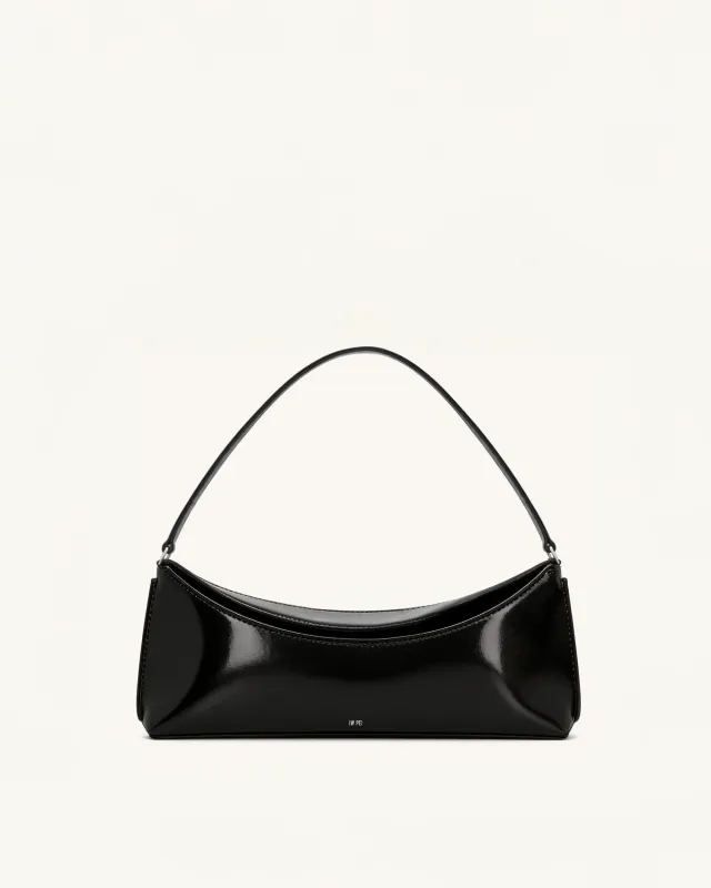 Elle Patent Shoulder Bag - Black made by JW PEI