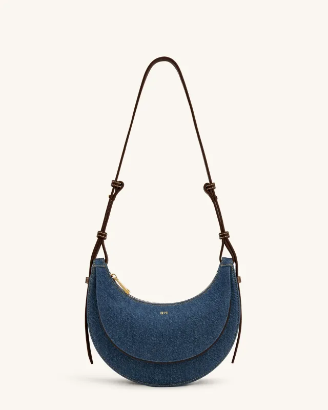Sharon Crossbody Bag - Blue Denim made by JW PEI