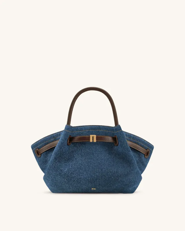 Hana Mini Tote Bag - Blue Denim made by JW PEI