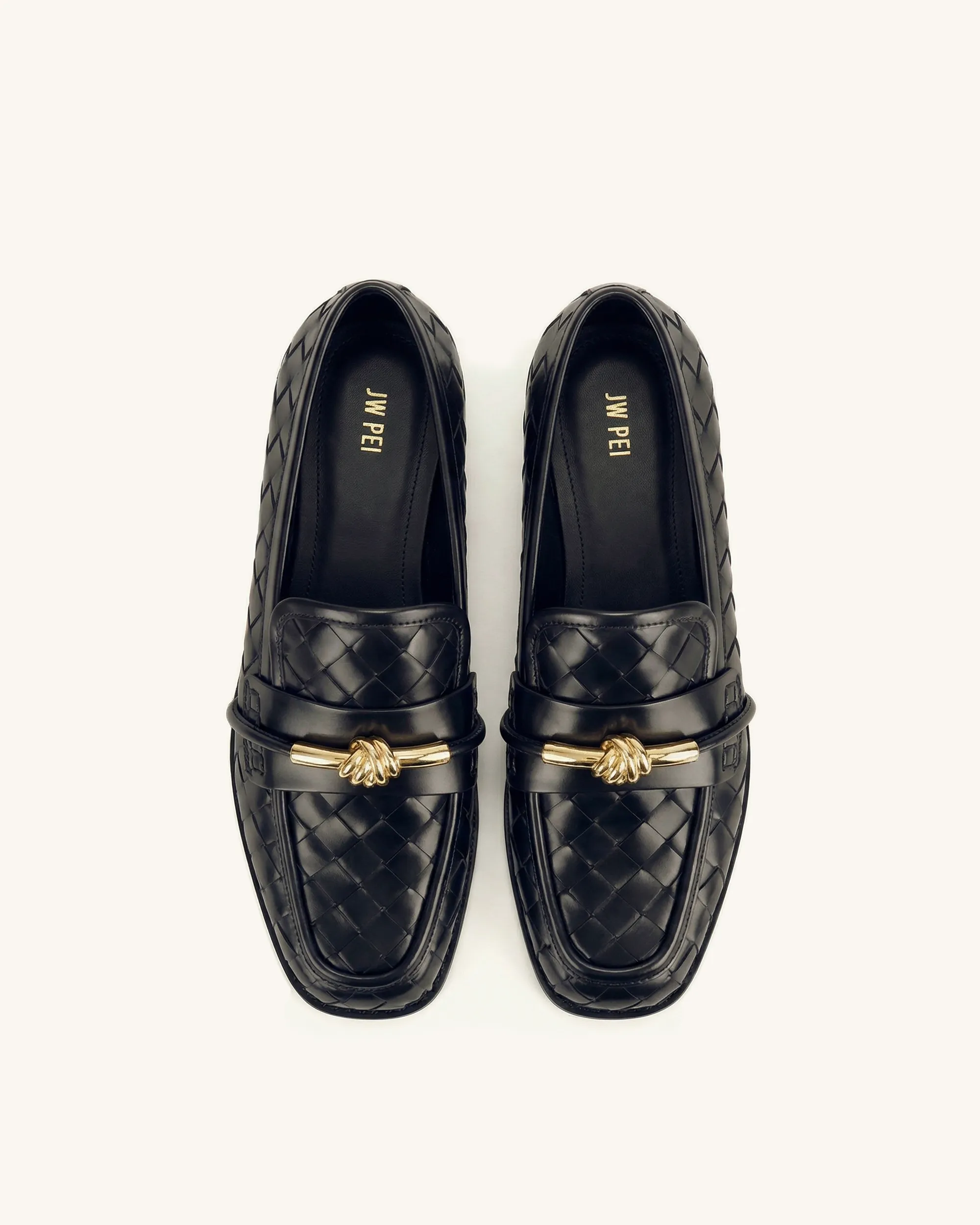 Elowen Woven Horsebit Loafers - Black sold by JW PEI product image thumbnail 2