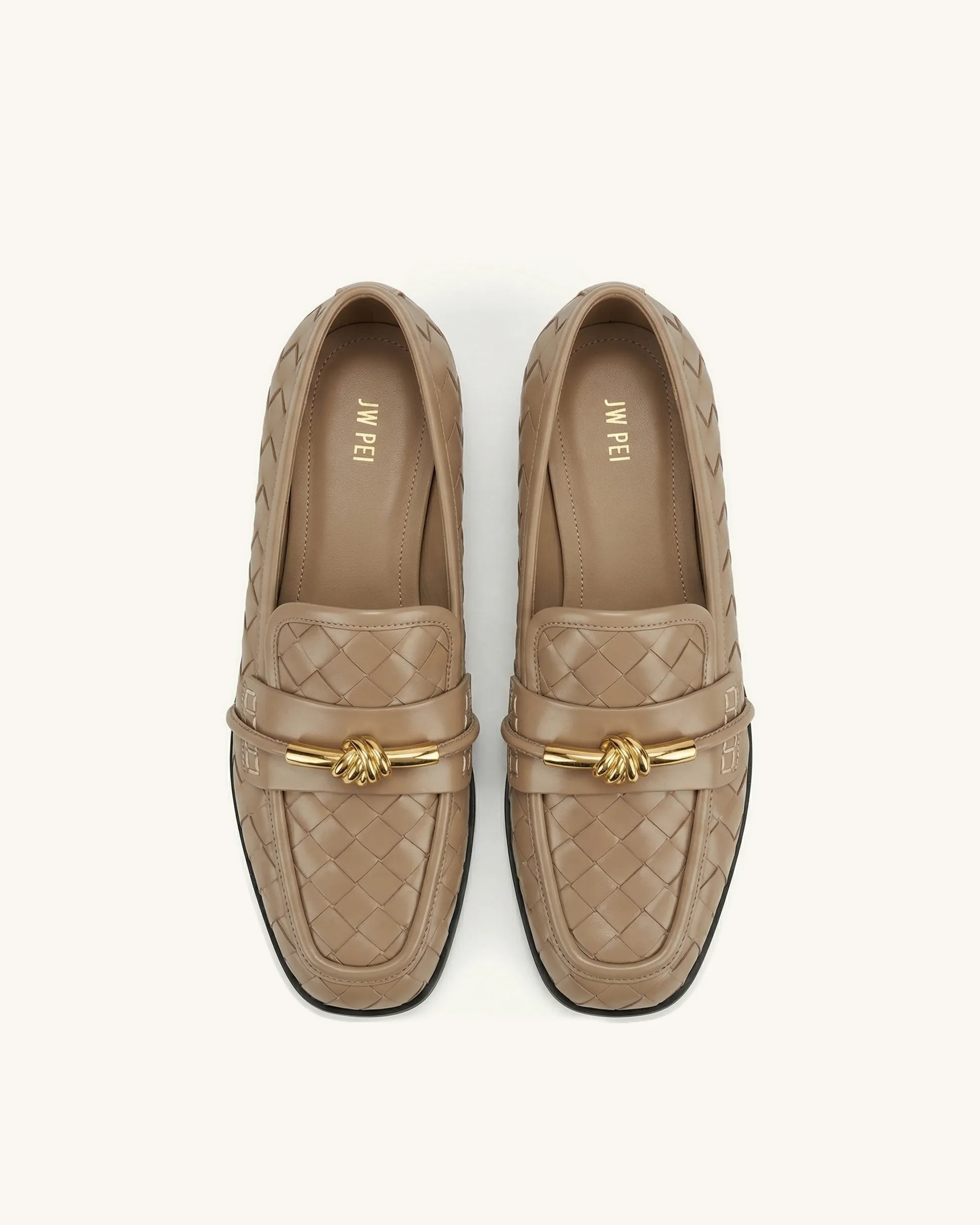 Elowen Woven Horsebit Loafers - Khaki sold by JW PEI product image thumbnail 2