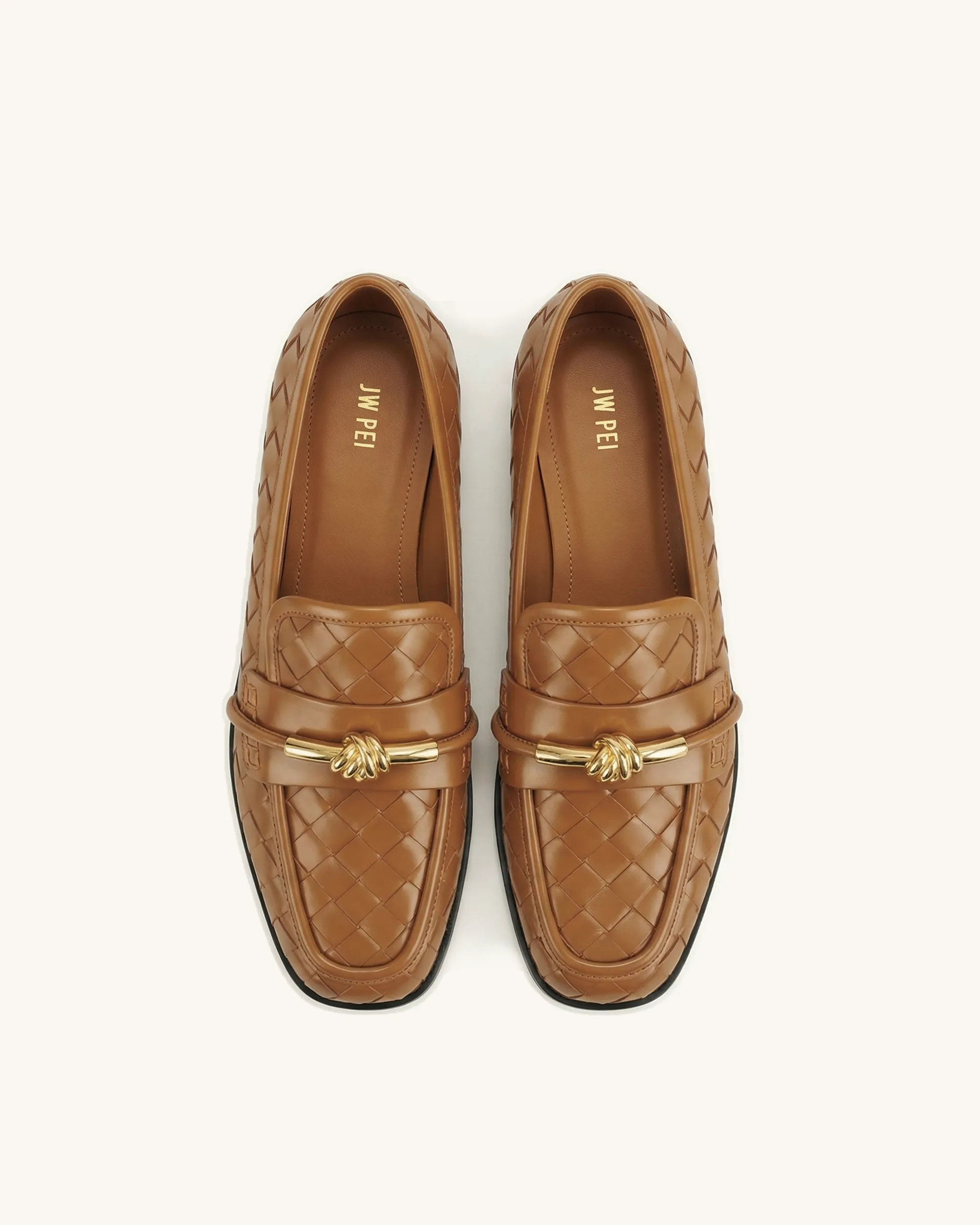 Elowen Woven Horsebit Loafers - Brown sold by JW PEI product image thumbnail 2