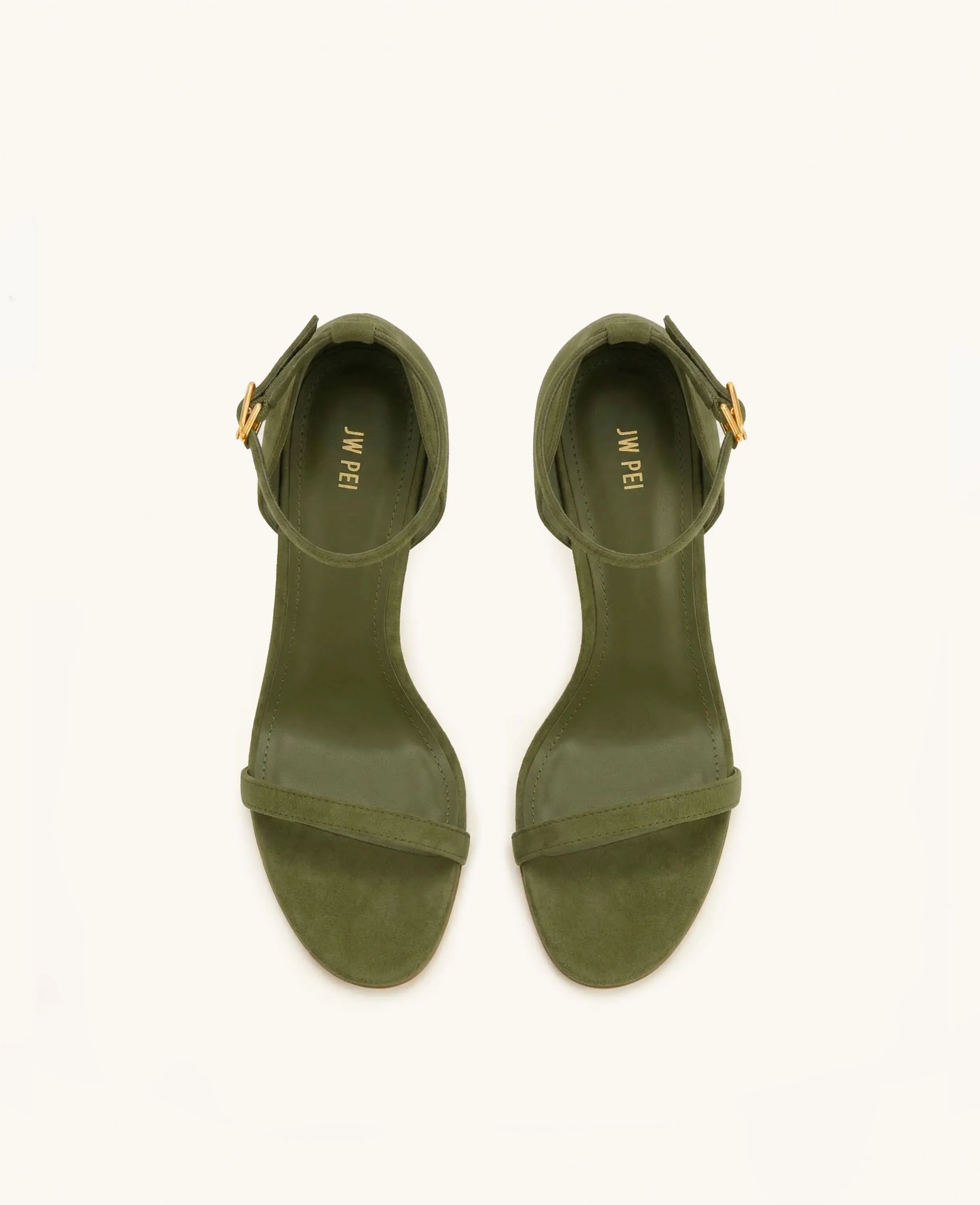 Alivia Ankle Strap Suede Sandals - Green sold by JW PEI product image thumbnail 2
