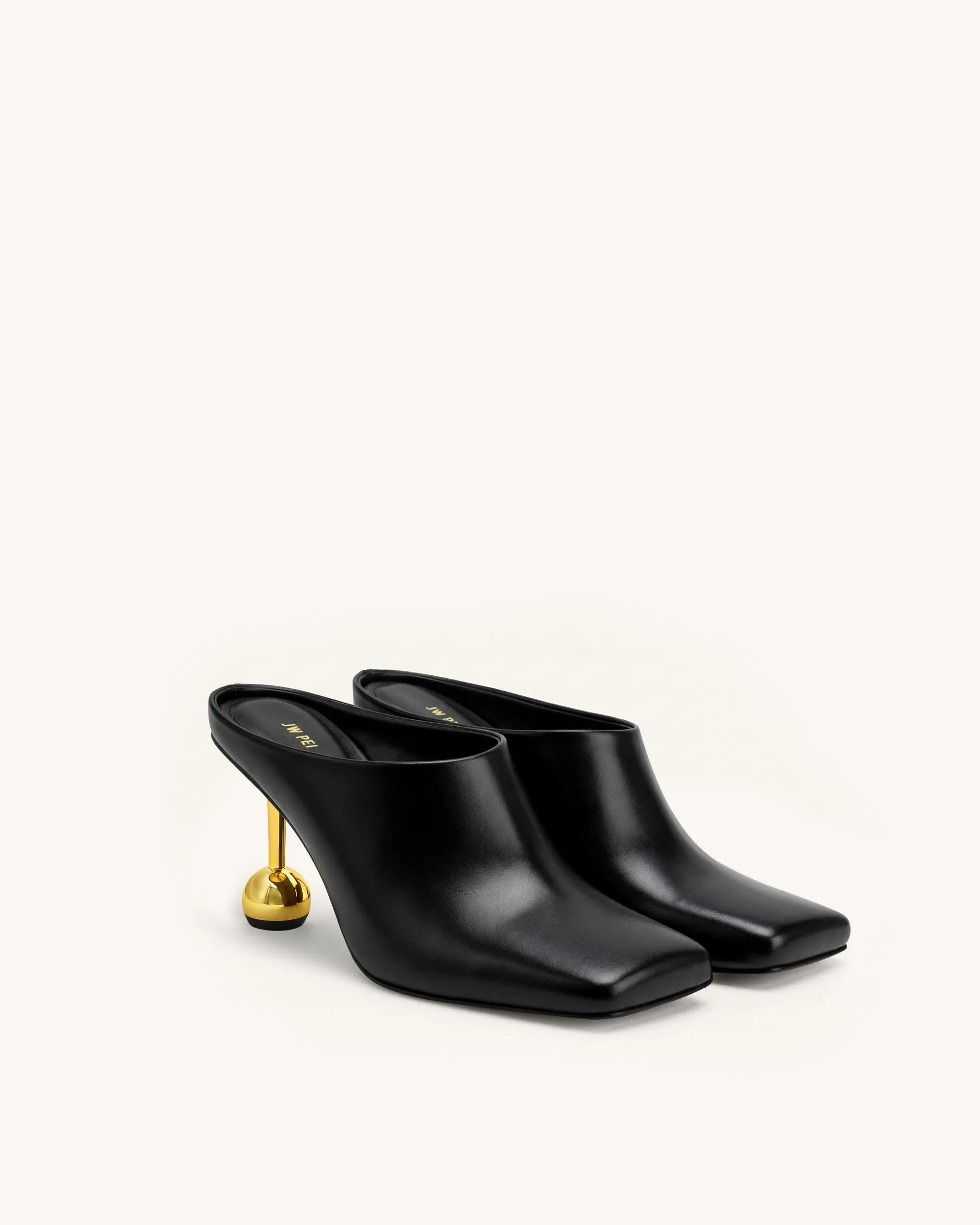 Sofia Square Toe Mule Heels - Black sold by JW PEI product image thumbnail 2