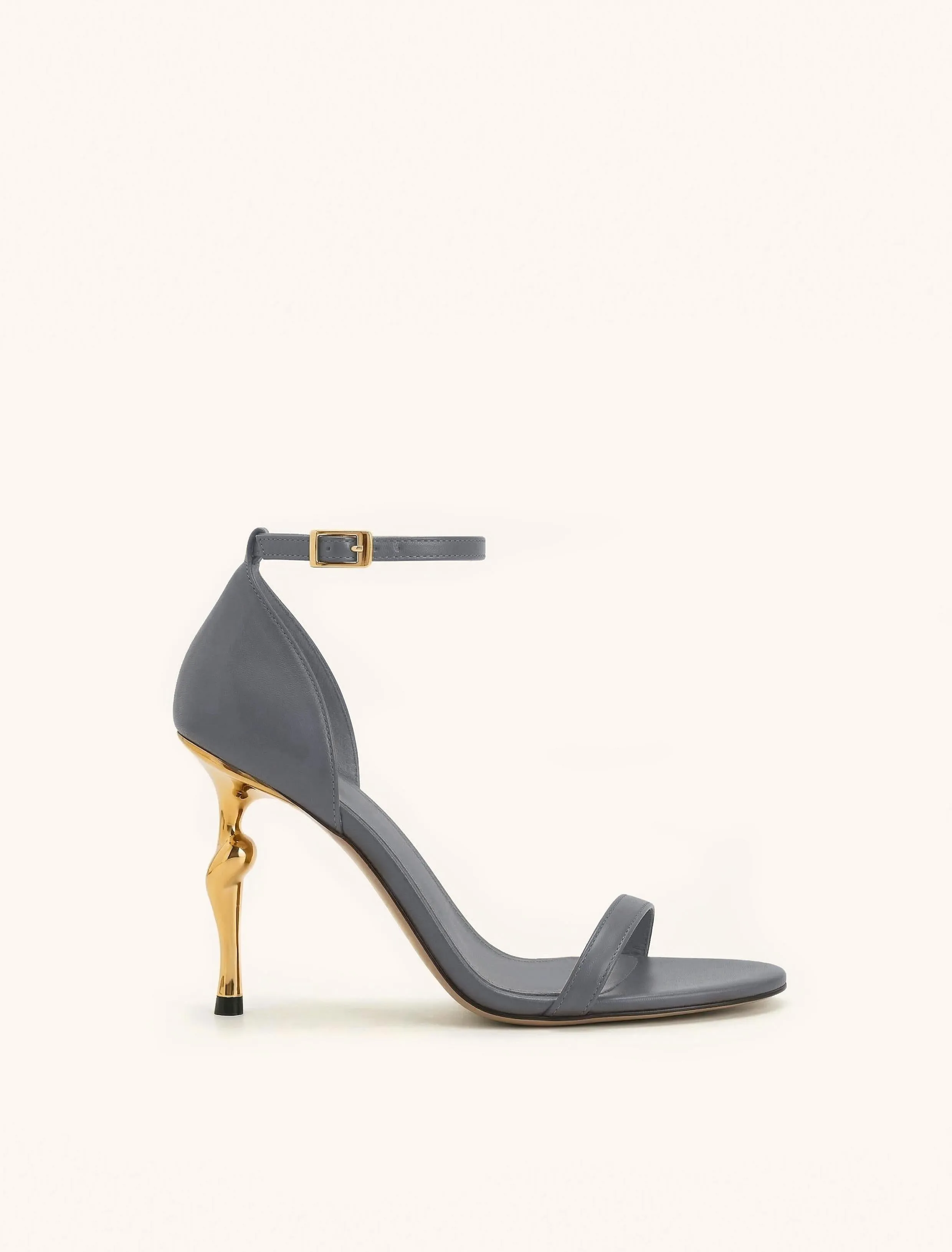 Alivia Ankle Strap Sandals - Gray sold by JW PEI