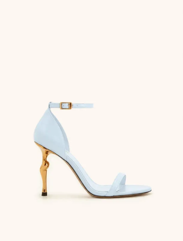 Alivia Ankle Strap Sandals - Blue made by JW PEI