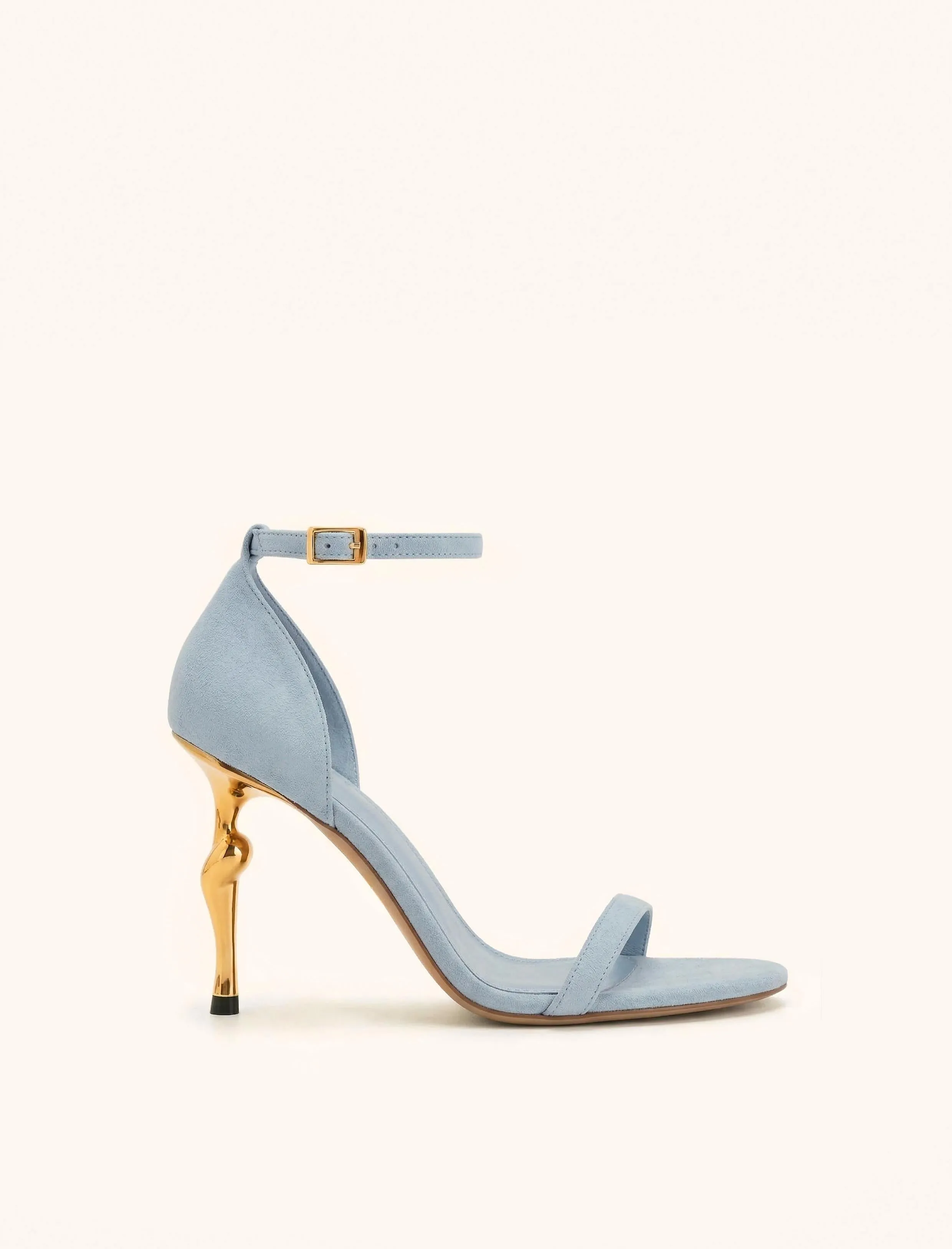 Alivia Ankle Strap Suede Sandals - Blue sold by JW PEI